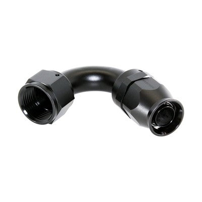 Fitting, PTFE 120° -12AN Female, BLACK