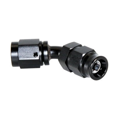 Fitting, PTFE 45° -3AN Female - BLACK