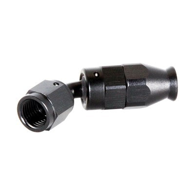 Fitting, PTFE 45° -4AN Female - BLACK