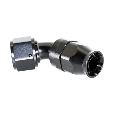 Fitting, PTFE 45° -12AN Female, BLACK