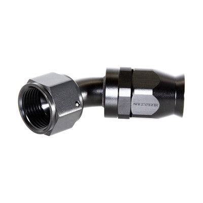 Fitting, PTFE 45° -12AN Female, BLACK