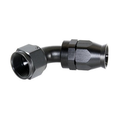 Fitting, PTFE 60° -12AN Female, BLACK