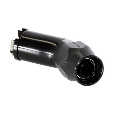Fitting, 45° PTFE -6»QDF 5/16" FF, BLK