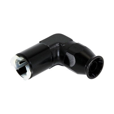Fitting, 90° PTFE-6»QD 5/16 Fml Swivl BK