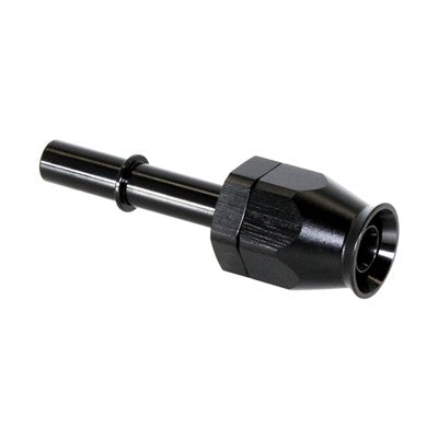 Fitting, PTFE -8 » QD 3/8 Male, BLACK