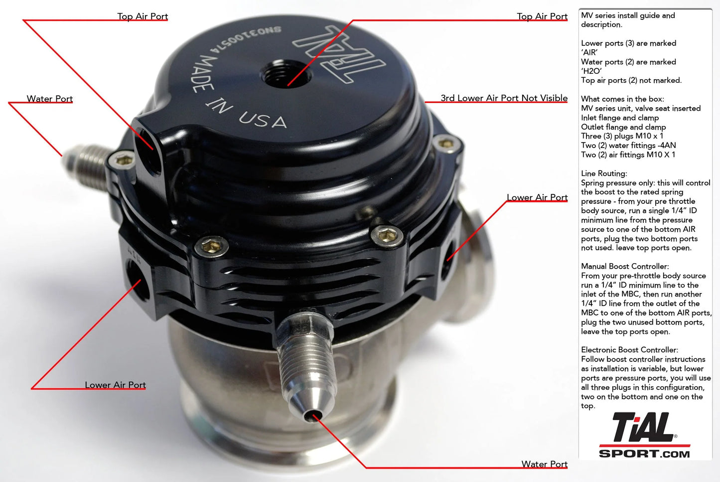 TiAL MV-S 38mm external wastegate