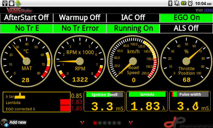 VEMS PnP Opel 2.0 16v Turbo C20LET M2.7