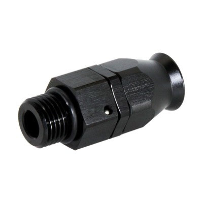 Fitting, PTFE -6 ORB Male - BLACK