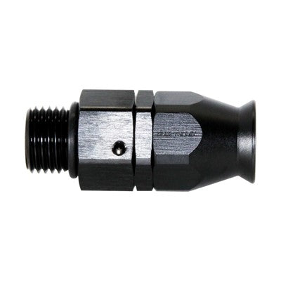 Fitting, PTFE -6 ORB Male - BLACK