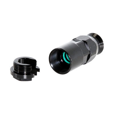 Fitting, PTFE -6 » QD 3/8 Female CL, BLK