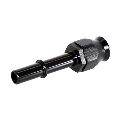 Fitting, PTFE -6 » QD 3/8" Male, BLACK