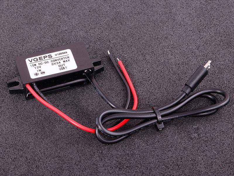 MicroUSB charger for cable installation (5V/3A)