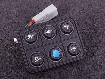 CAN keypad (6 keys) multi color LED