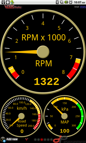 VEMS PnP PSA 2.0 16v EW10J4 (RFN - RFR) manual throttle (3-plug)
